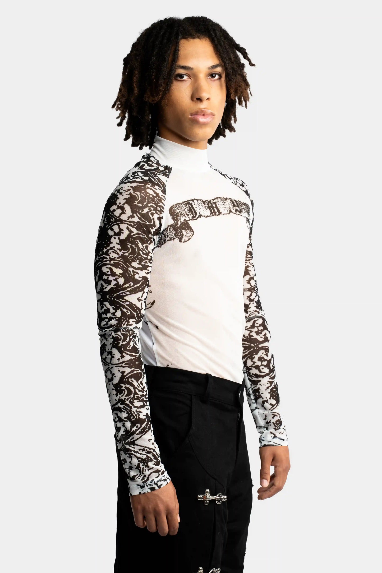 Sword Art Mesh Top White