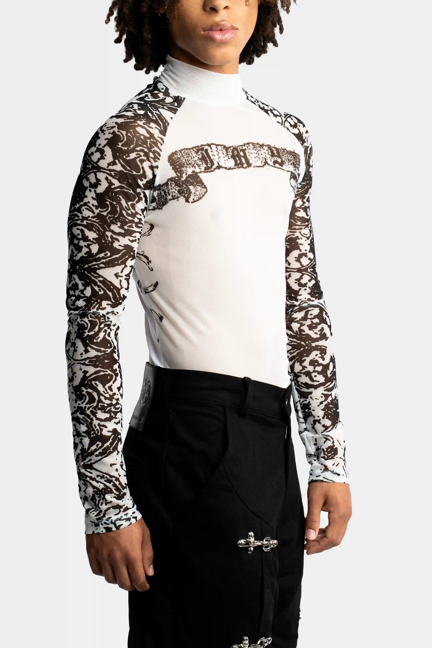 Sword Art Mesh Top White