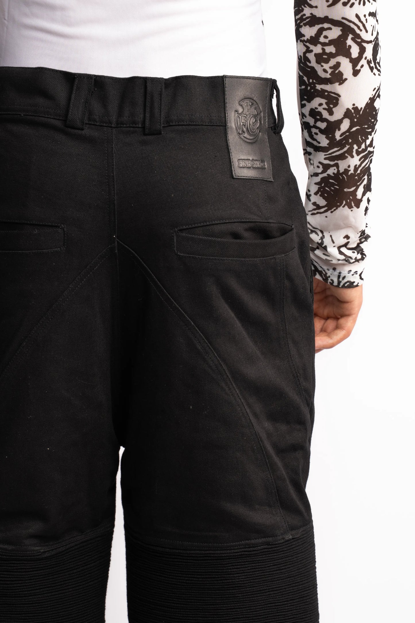 Jersey Denim Skirt Trousers