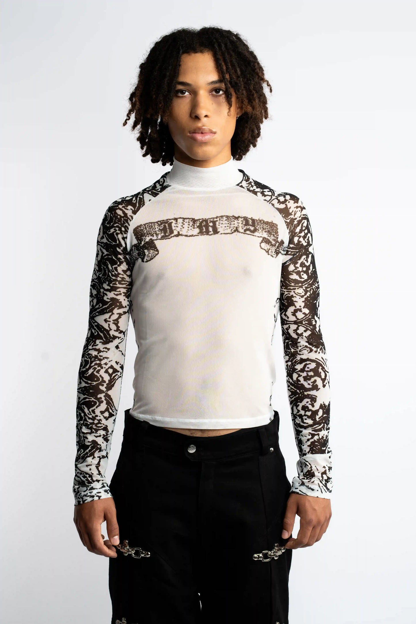 Sword Art Mesh Top White