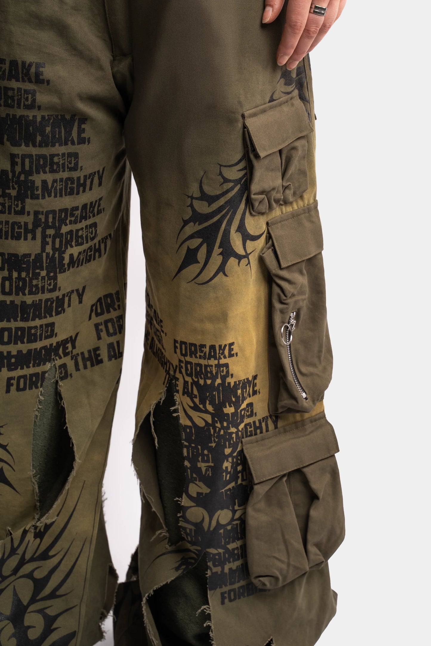 Washed Cargo Trousers