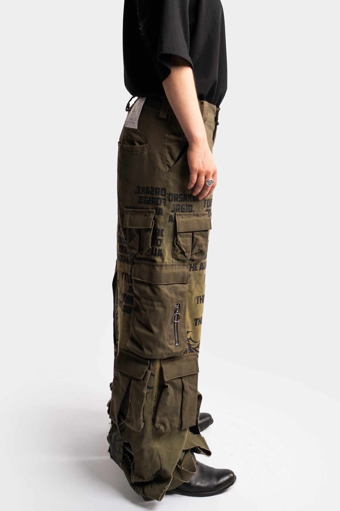 Washed Cargo Trousers