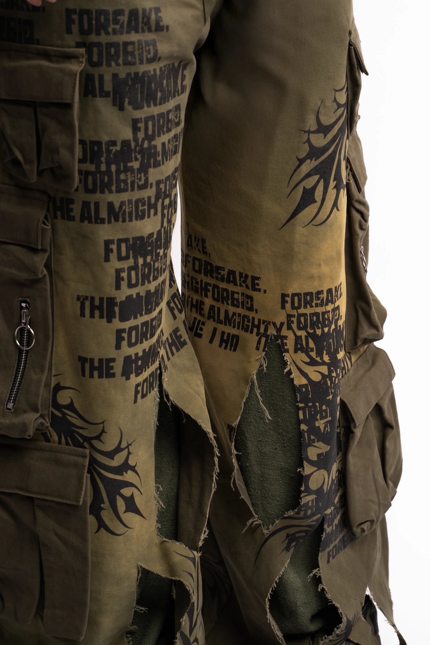 Washed Cargo Trousers