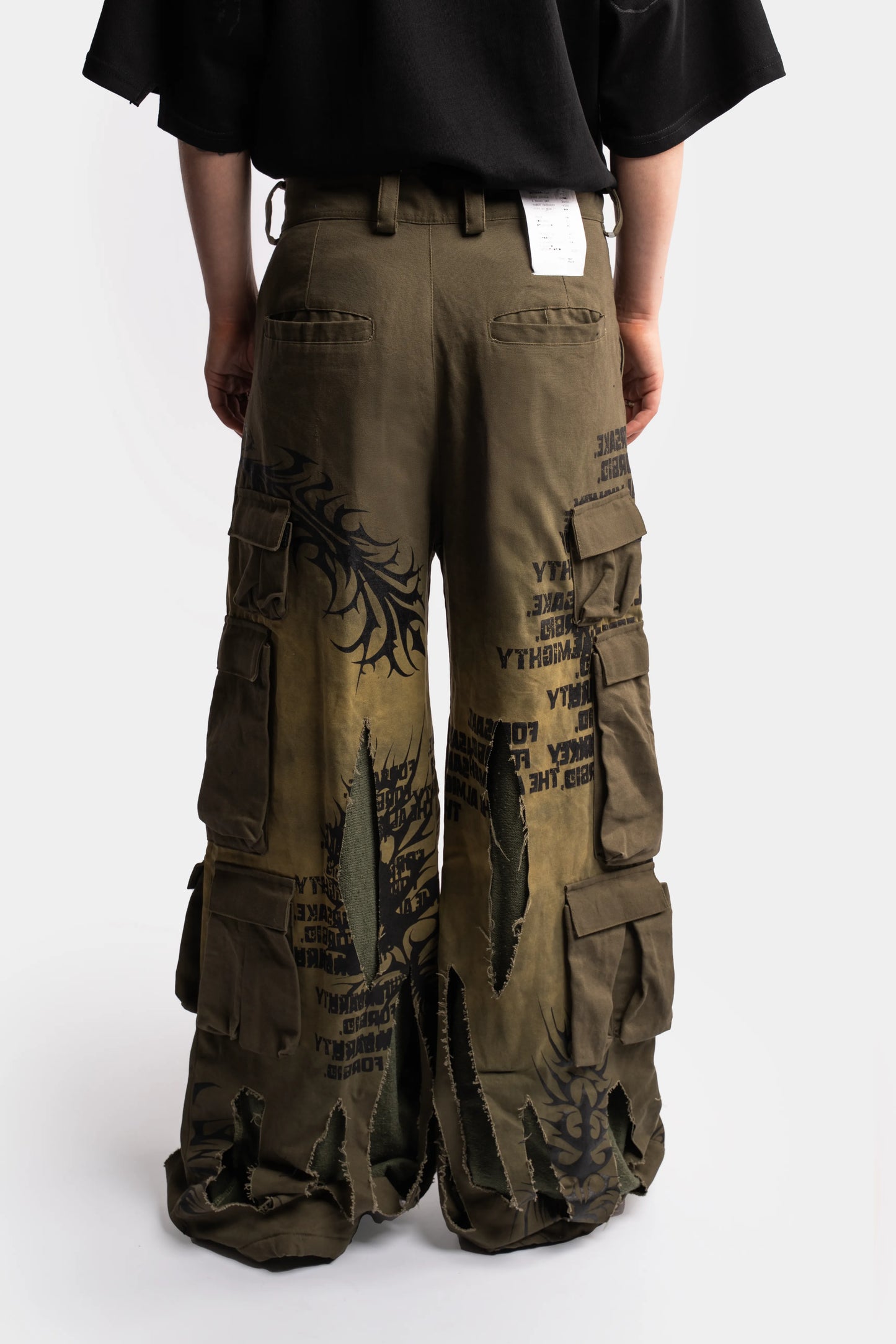 Washed Cargo Trousers