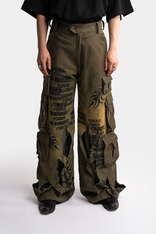Washed Cargo Trousers
