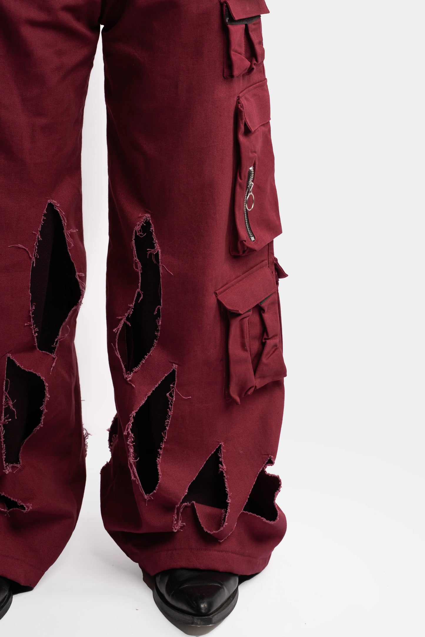 Red Cargo Trousers