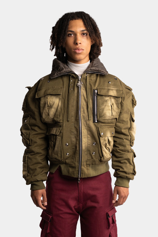 Canvas Daryn Bomber Jacket