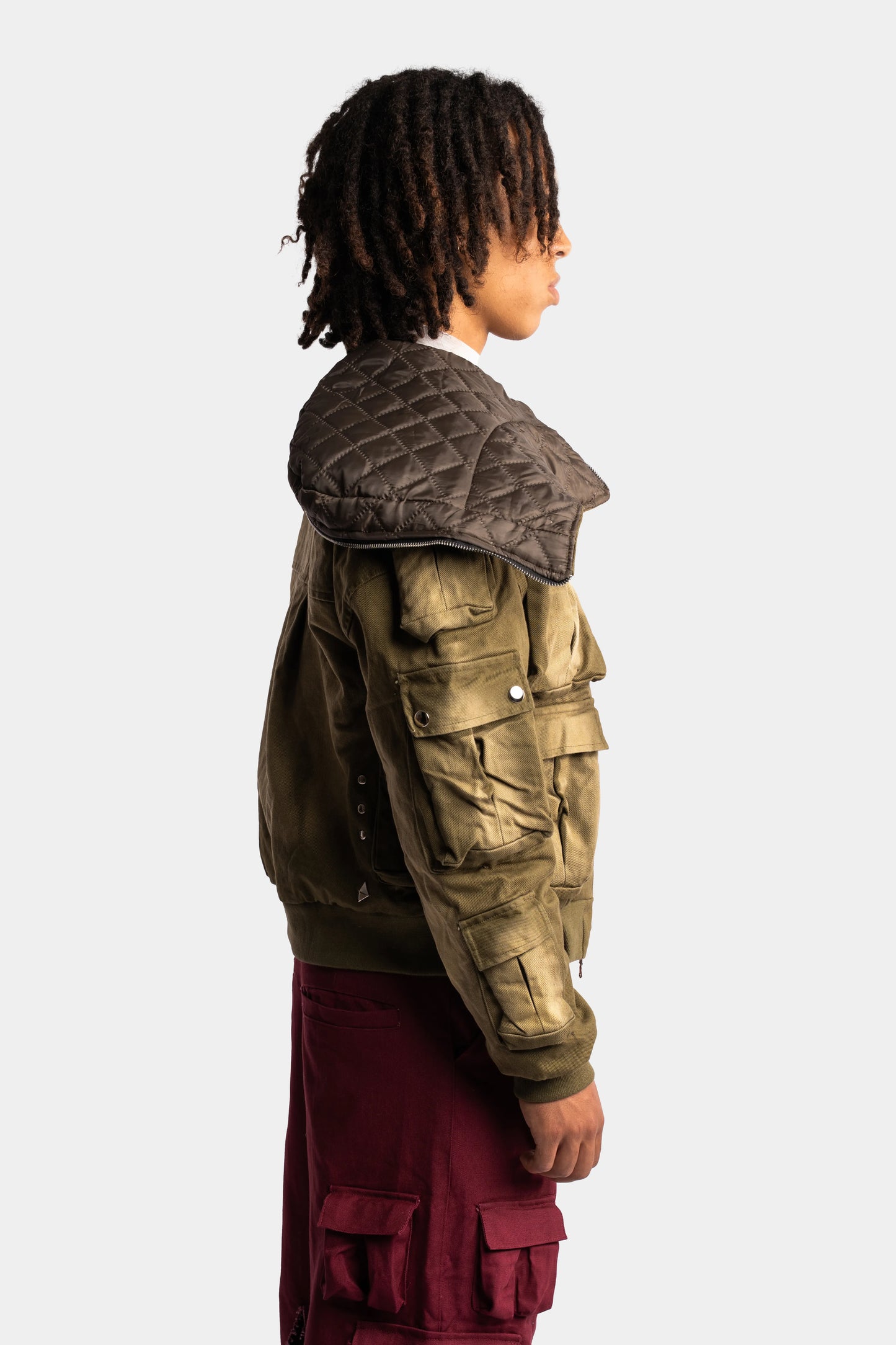 Canvas Daryn Bomber Jacket