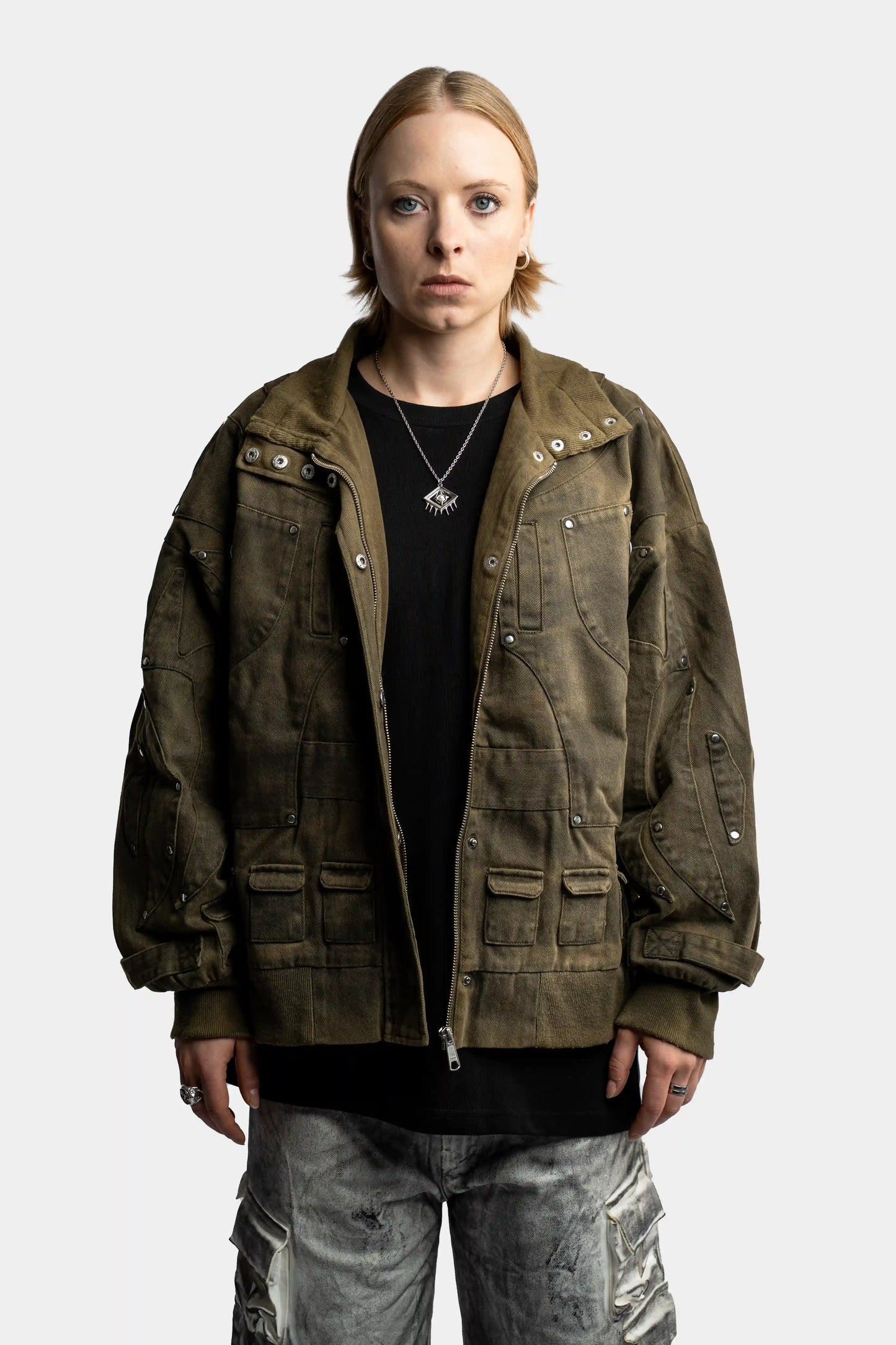 Ammunition Bomber Jacket Faded Green