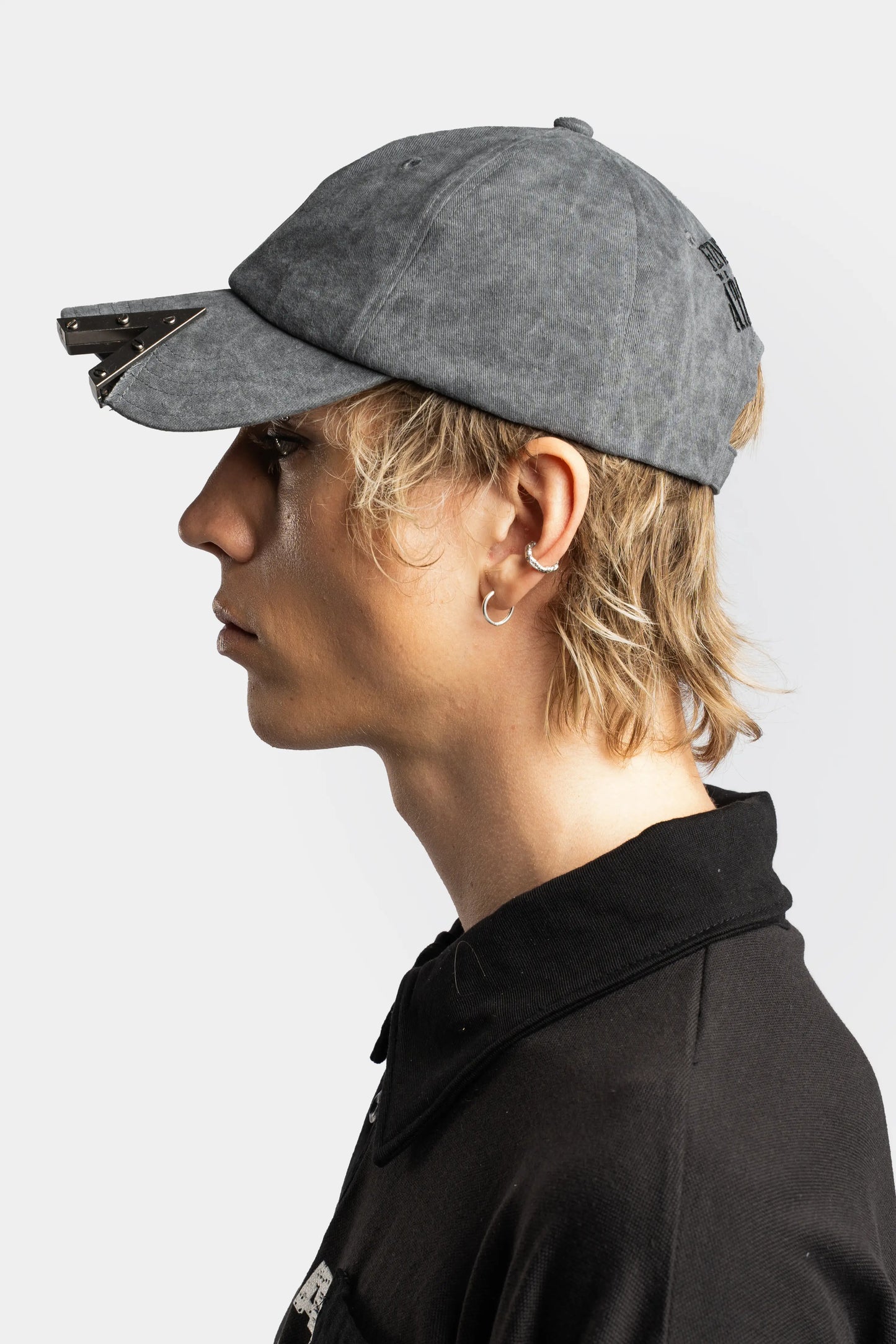 Washed Metal Cut Cap