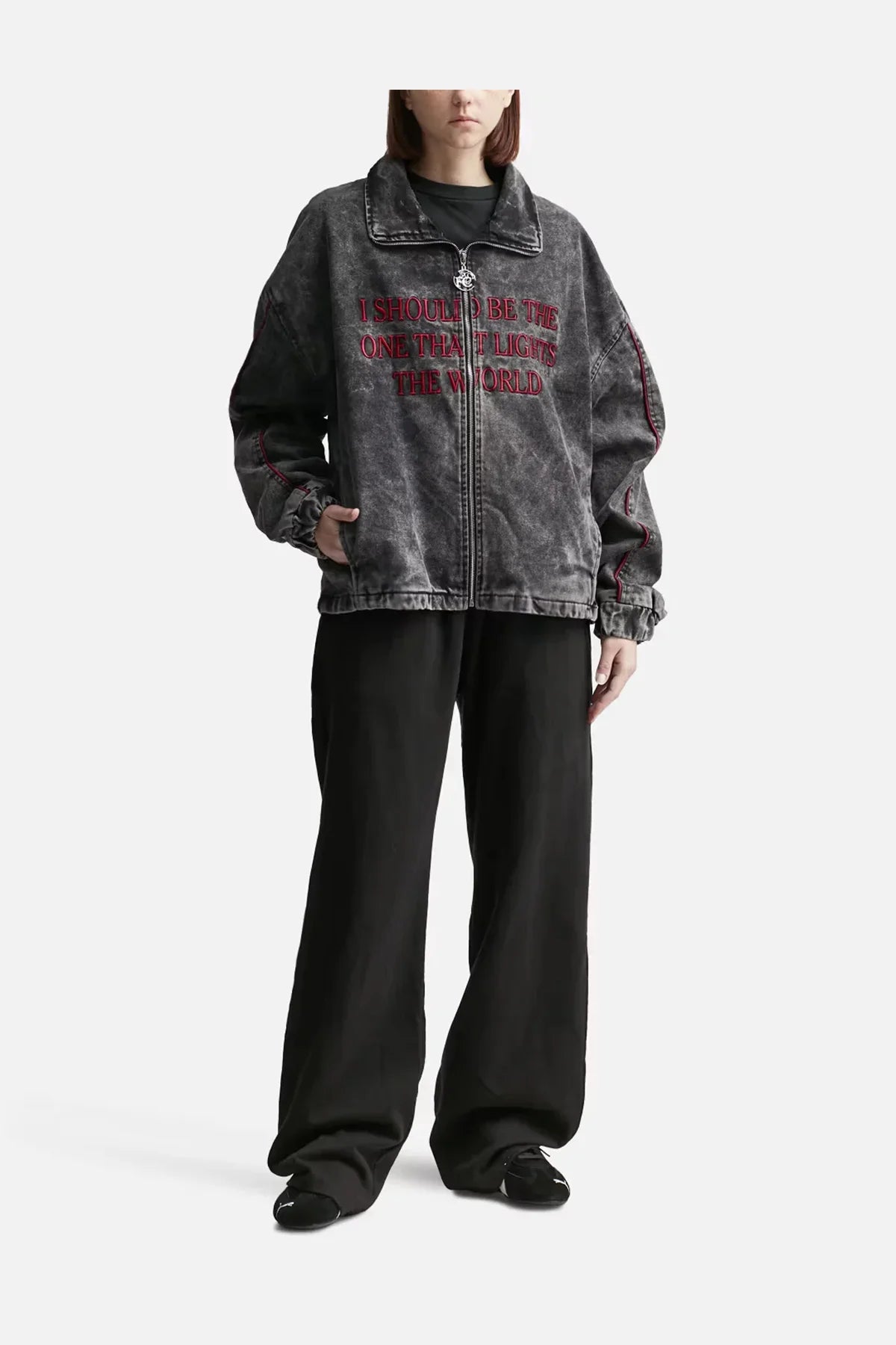 Denim Despair Track Jacket