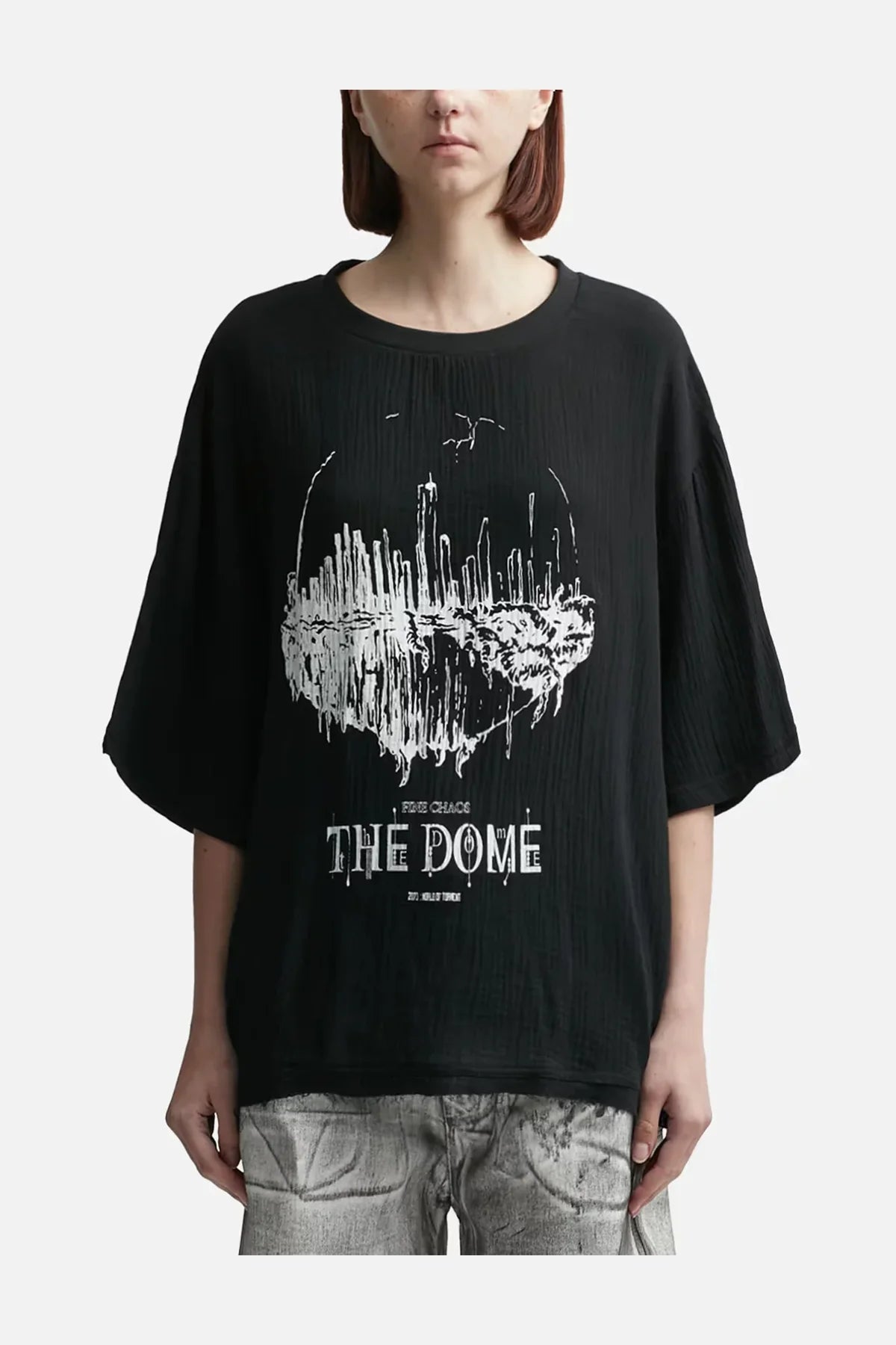 Black Fear The Dome Muslin T-Shirt