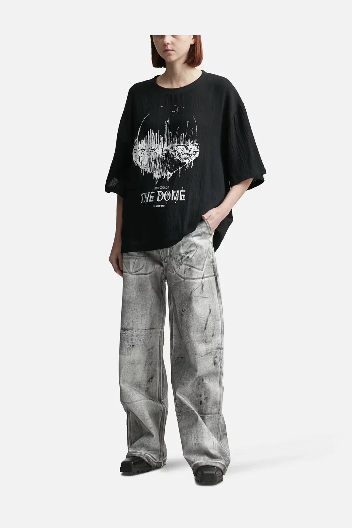 Black Fear The Dome Muslin T-Shirt