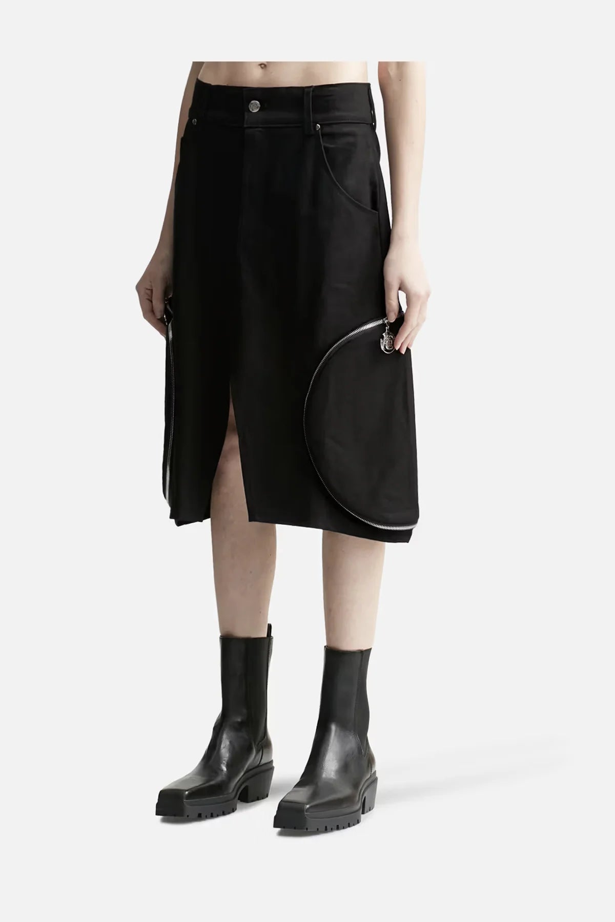 Circle Zip Skirt