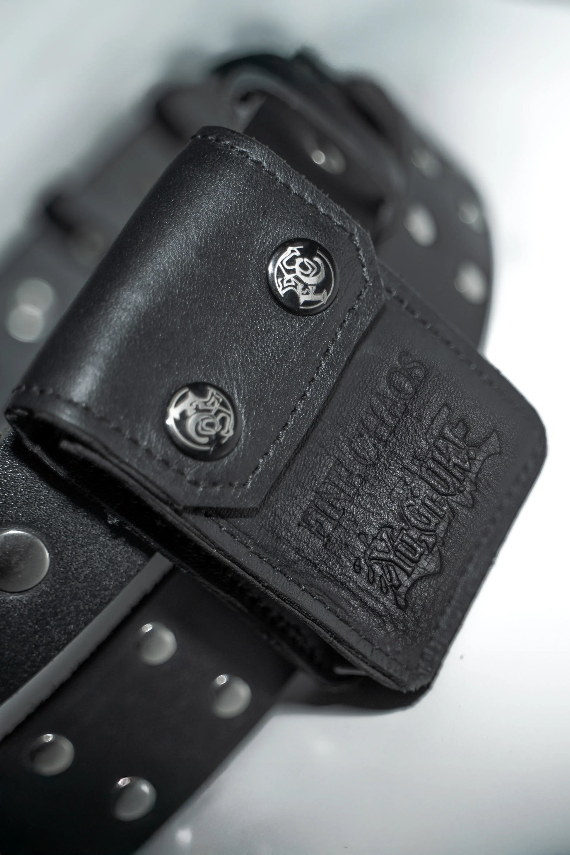 yugioh deck holder belt Yami Yugi Leather Belt 2.0 – FINE CHAOS