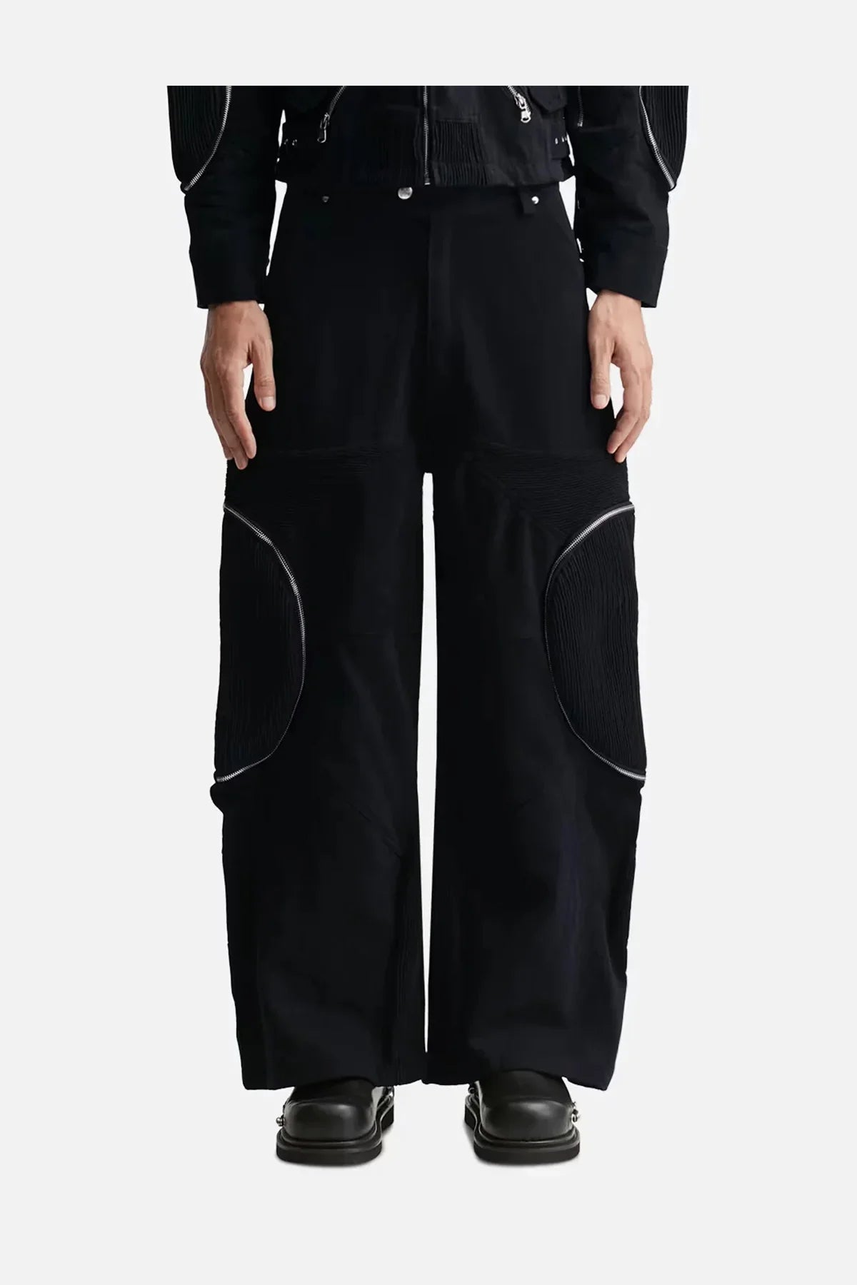 Sun of Metal Quilted Jeans