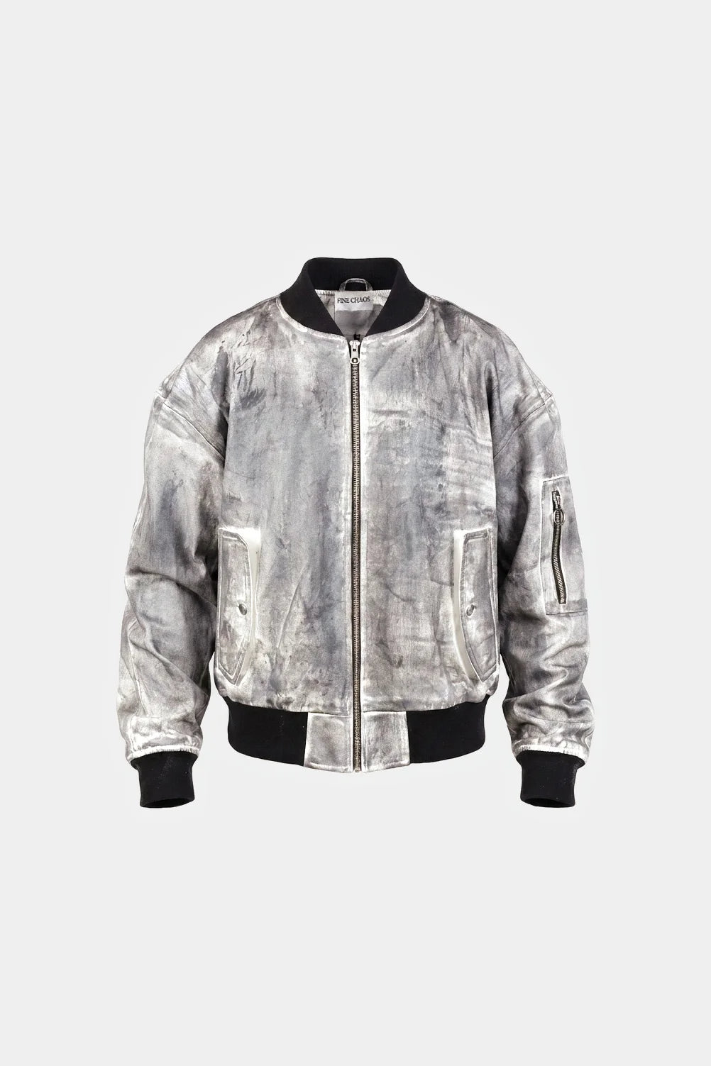 Born Extinct Waxed Bomber Jacket