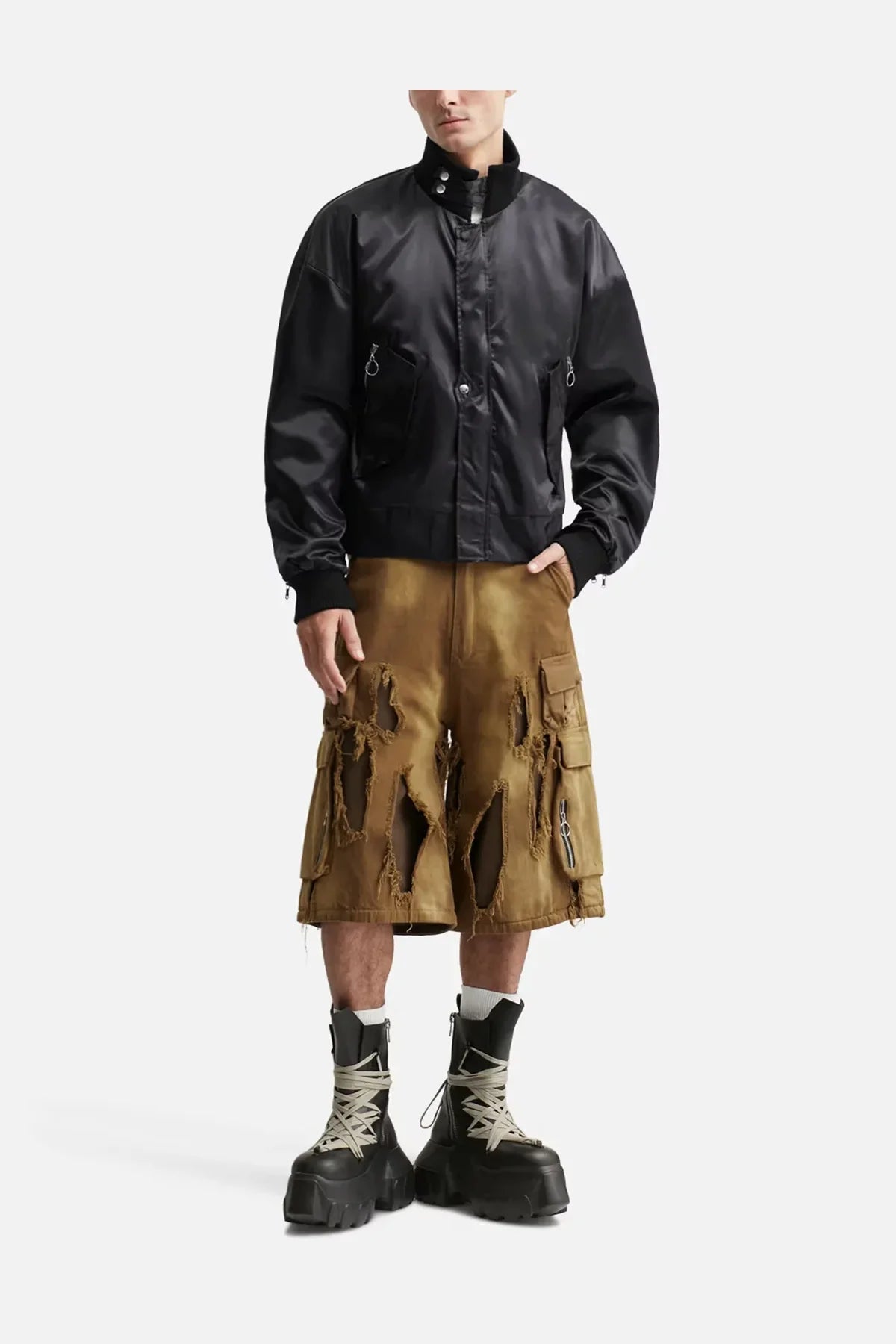 Zipper Dream Bomber Jacket